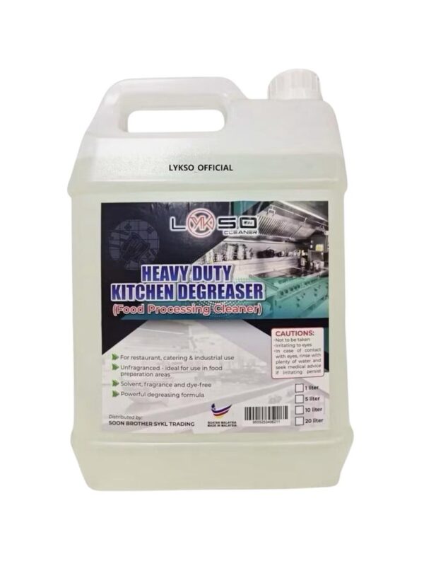 HEAVY DUTY KITCHEN DEGREASER (FOOD PROCESSING CLEANER) 5LITER