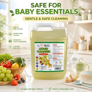 LYKSO Liquid Cleanser – Baby & Produce 5L
