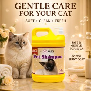 LYKSO Natural Cat Shampoo (Sensitive & Dry Skin) 2L