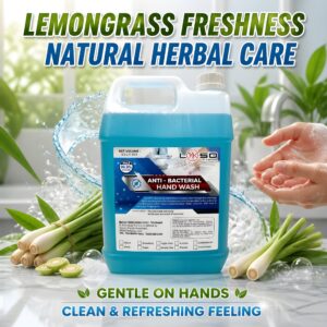 LYKSO LEMONGRASS ANTI-BACTERIAL HANDWASH 5L