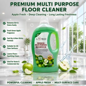 Anti-Bacterial 99.9% Multi-Purpose Apple Floorclener 2 Liter