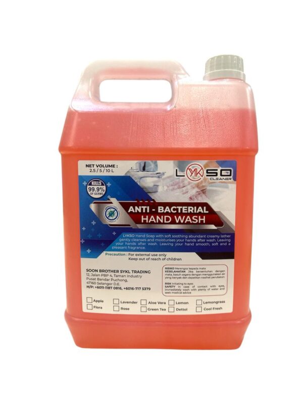 LYKSO DETTOL ANTI-BACTERIAL HANDWASH 5 LITER