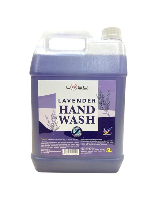 LYKSO LAVENDA HANDWASH ANTI-BACTERIAL  5 LITER
