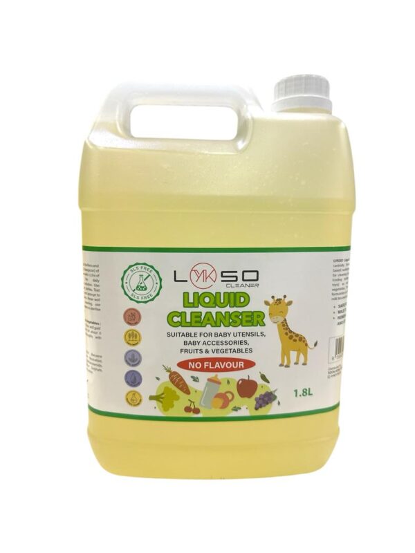 Lykso Liquid Cleanser (Baby Accessories, Fruits & Vegetables) High Quality 5 Liter