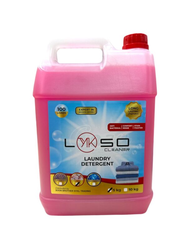 LYKSO Anti-Bacterial Flora Sabun Pencuci Pakaian Dobi 5Liter
