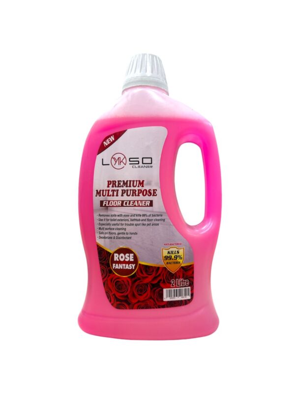 Anti-Bacterial 99.9% Multi-Purpose Rose Floorclener 2 Liter