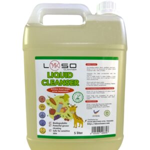 Lykso Liquid Cleanser (Baby Accessories, Fruits & Vegetables) High Quality 5 Liter